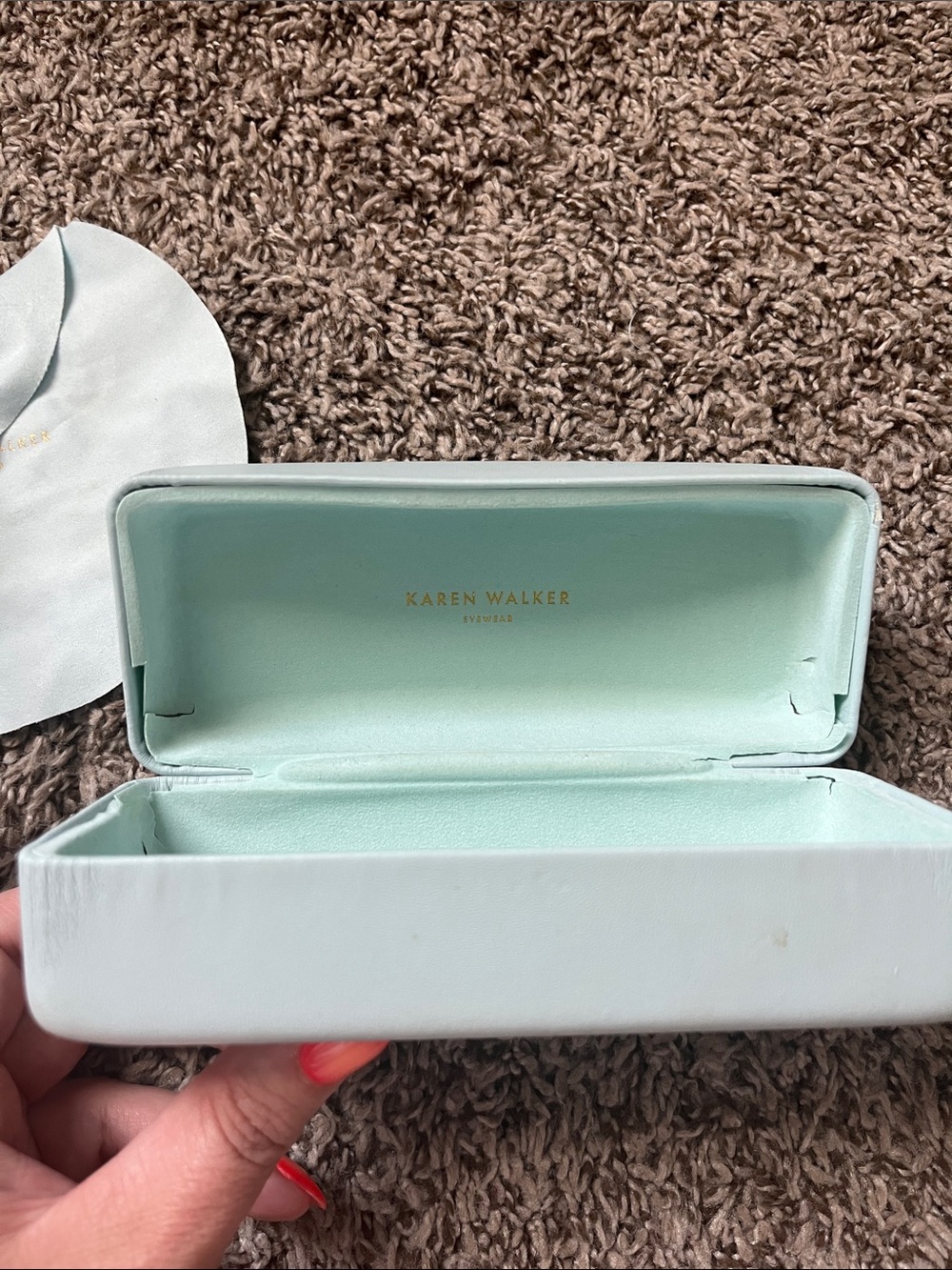 Karen Walker Tortoiseshell Sunglasses with Gray Lenses - Picture 9 of 9